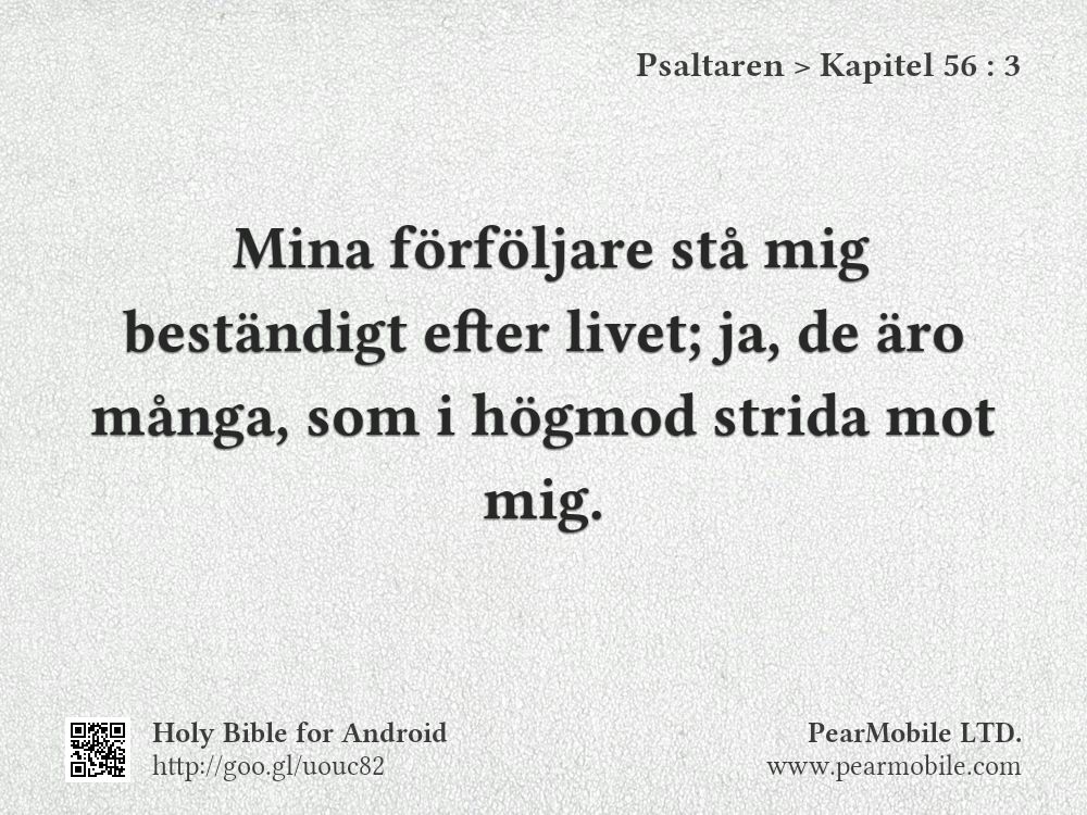Psaltaren, Kapitel 56:3